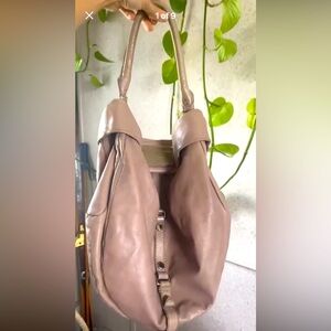 Marc by Marc Jacobs standard supply workwear hobo style bag pale pink